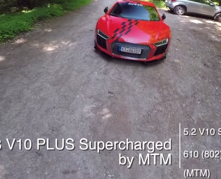 Supercharged Audi R8 V10 Plus by MTM Test Drive