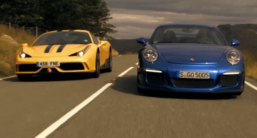 Ferrari 458 Speciale and Porsche 911 GT3 - Review and Comparison