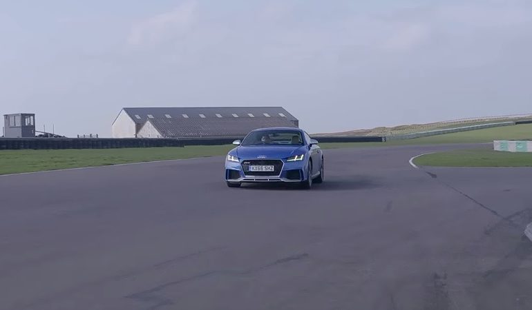 Audi TT RS Going All Out on Anglesey Circuit