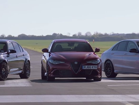 Alfa Romeo Giulia Quadrifoglio vs BMW M3 Competition Pack vs Mercedes-AMG C63 S: The Final Part