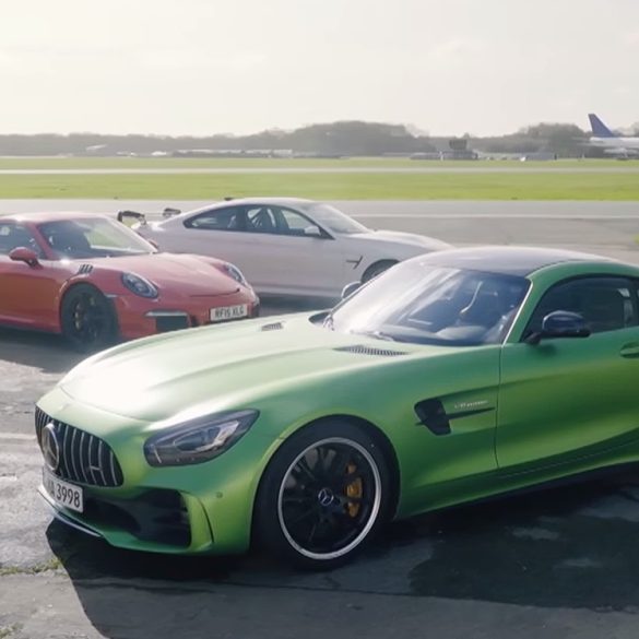 Merc-AMG GT R vs 911 GT3 RS vs BMW M4 GTS Showdown