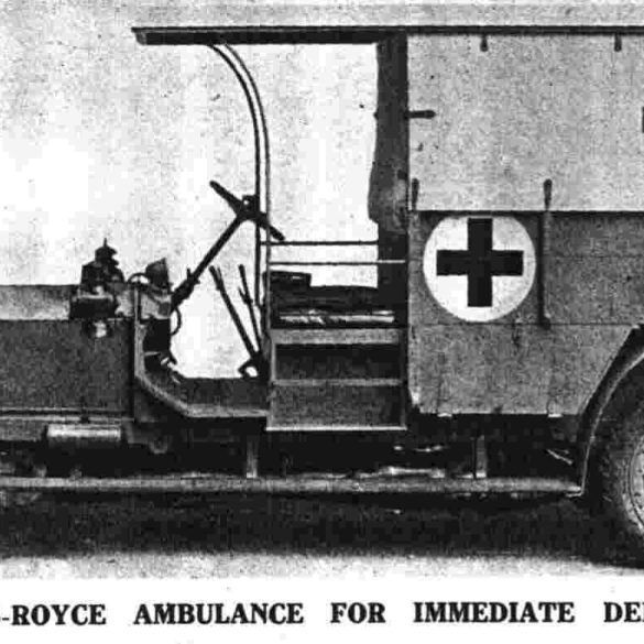 Rolls Royce Ambulance Car In 1915