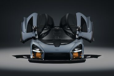 The McLaren Senna, in Victory Grey. All 500 examples of the British luxury sports car manufacturer's latest Ultimate Series vehicle have been assigned to their owners.