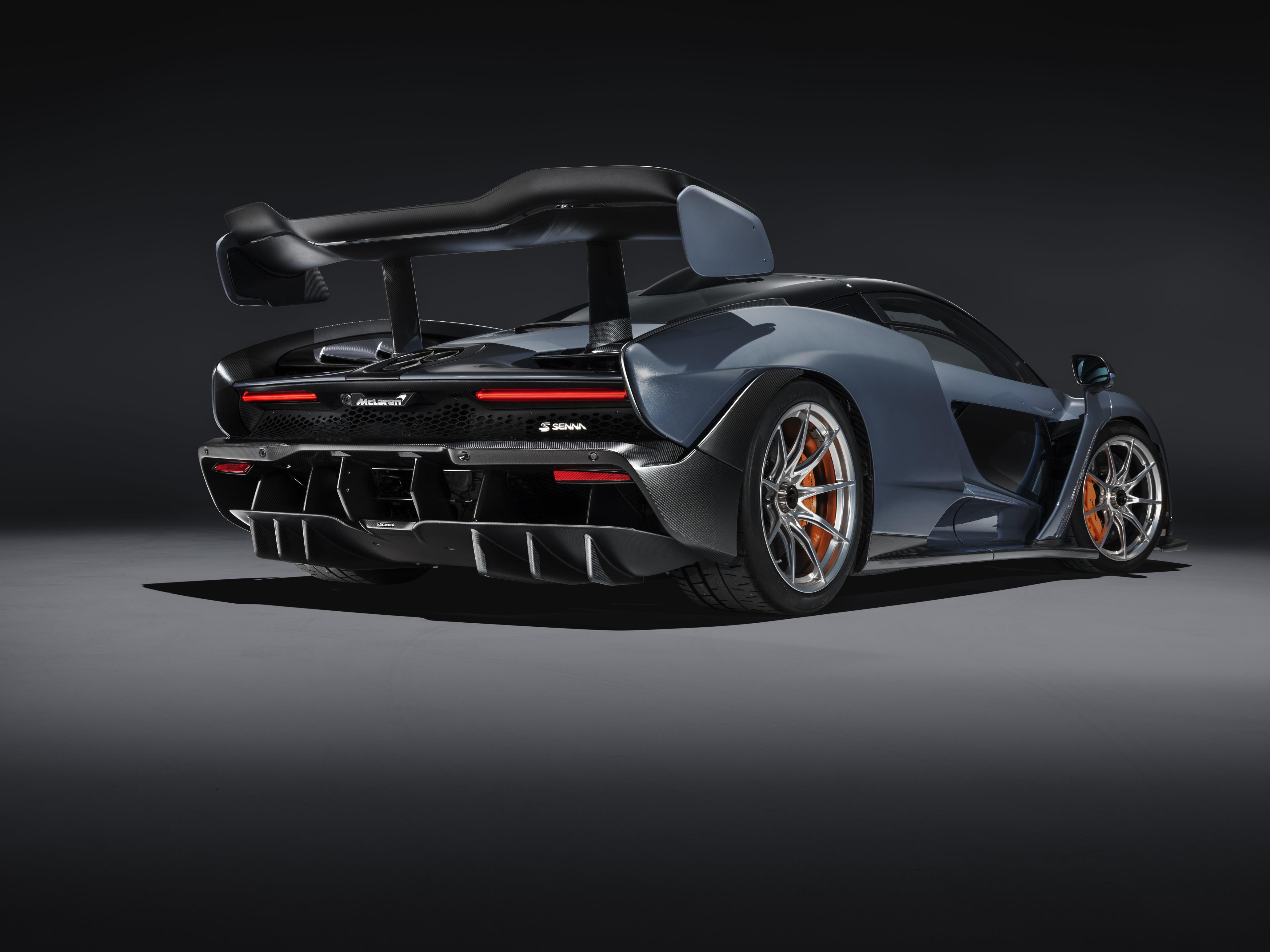 The McLaren Senna, in Victory Grey. All 500 examples of the British luxury sports car manufacturer's latest Ultimate Series vehicle have been assigned to their owners.