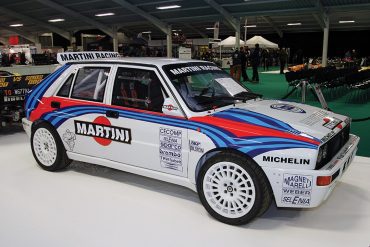 One of LanciaÕs Delta HF Integrale rally cars. Photo: Pete Austin