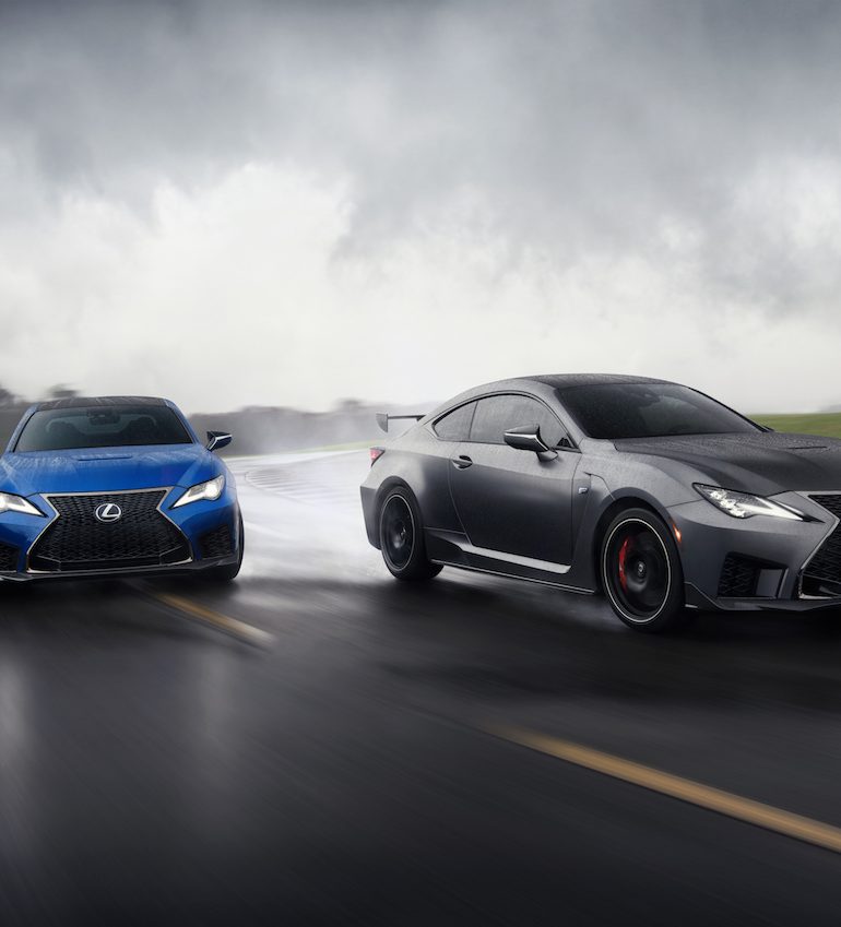 2020 Lexus RC F and RC F Track Edition