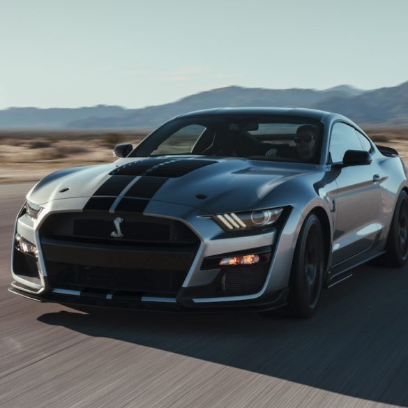 The all-new Shelby GT500–the pinnacle of any pony car ever engineered by Ford Performance–delivers on its heritage with more than 700 horsepower for the quickest street-legal acceleration and most high-performance technology to date ever offered in a Ford Mustang.