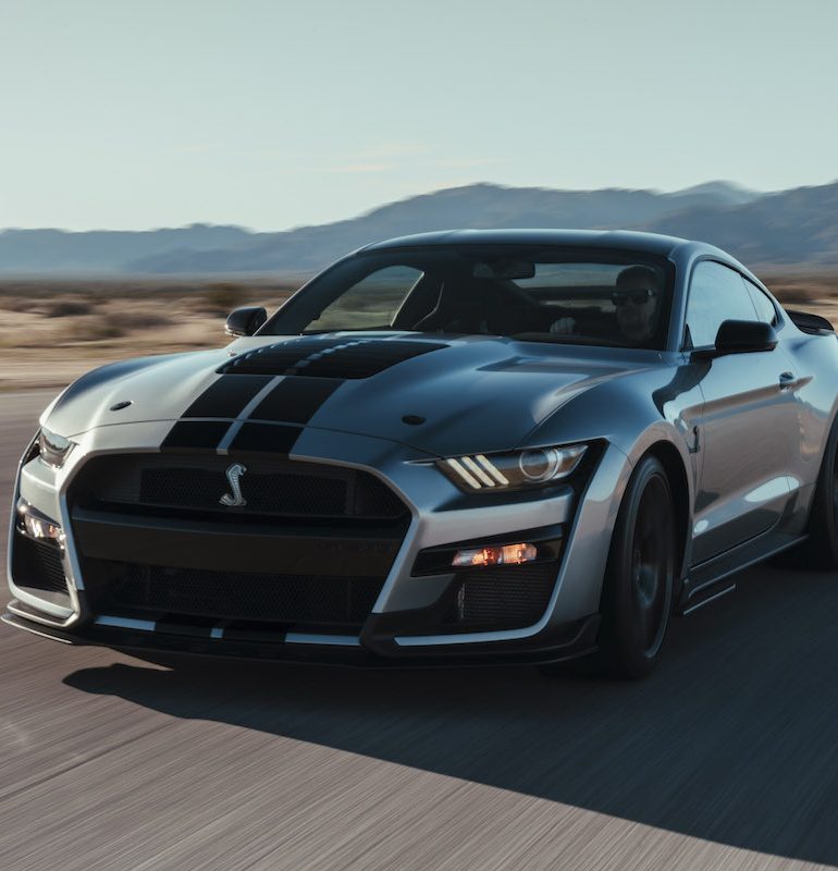 The all-new Shelby GT500–the pinnacle of any pony car ever engineered by Ford Performance–delivers on its heritage with more than 700 horsepower for the quickest street-legal acceleration and most high-performance technology to date ever offered in a Ford Mustang.