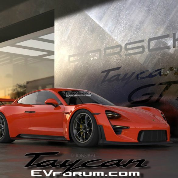 Porsche Taycan GT3 Rendering