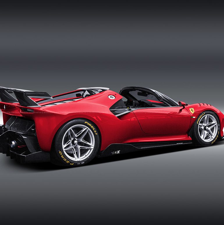 Ferrari P80/C Spider Rendering