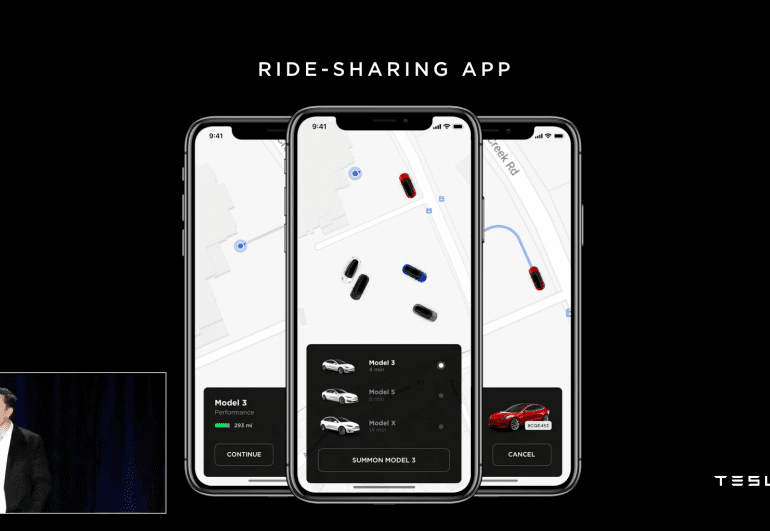 Tesla - Autonomous Ride Sharing Service