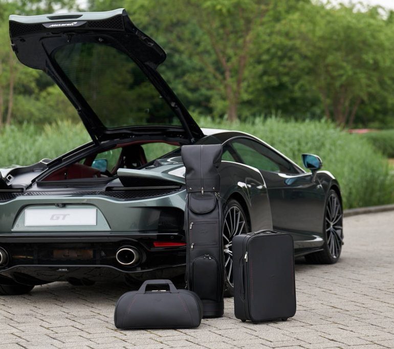 McLaren GT luggage with car