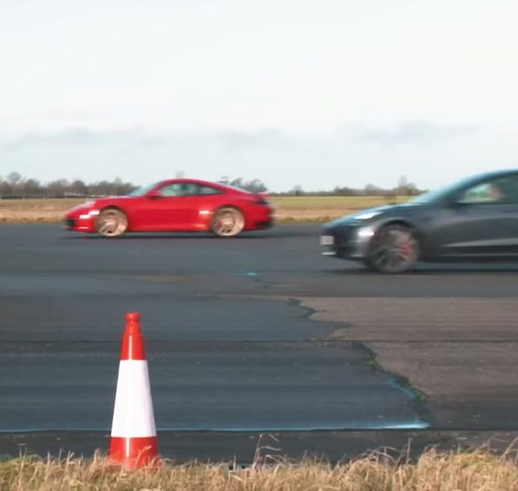 Tesla vs porsche