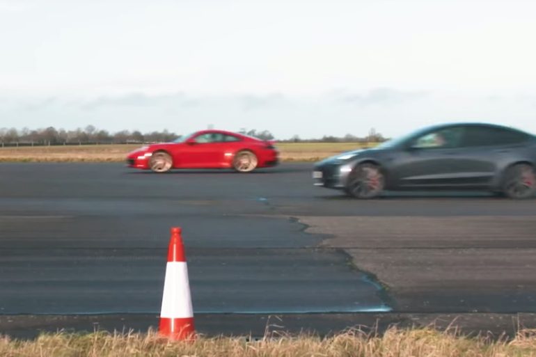 Tesla vs porsche