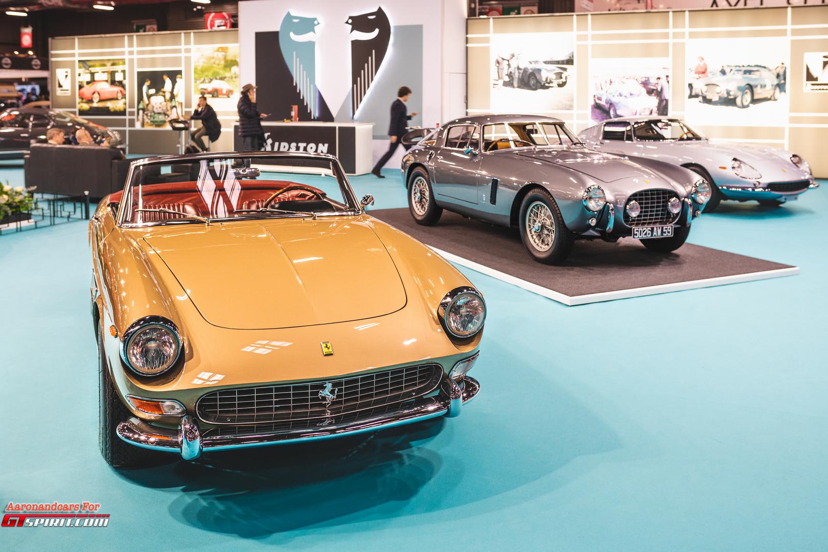 Ferrari 250 lineup at Retromobile 2020