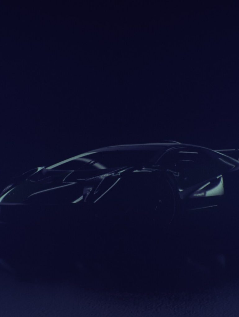 2020 Lamborghini V12 track hypercar teaser