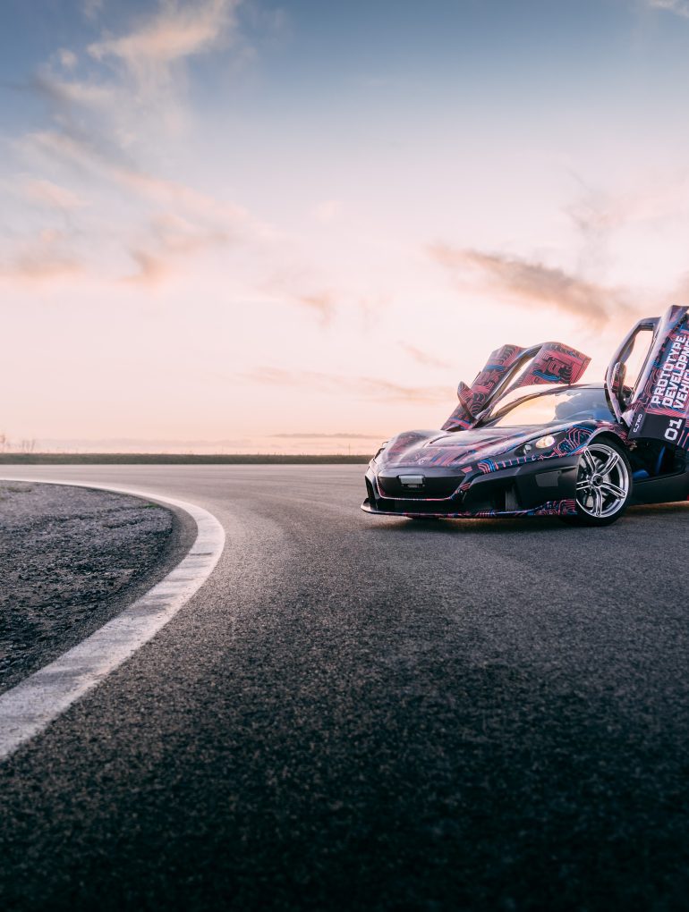 Rimac C_Two aerodynamic test vehicle