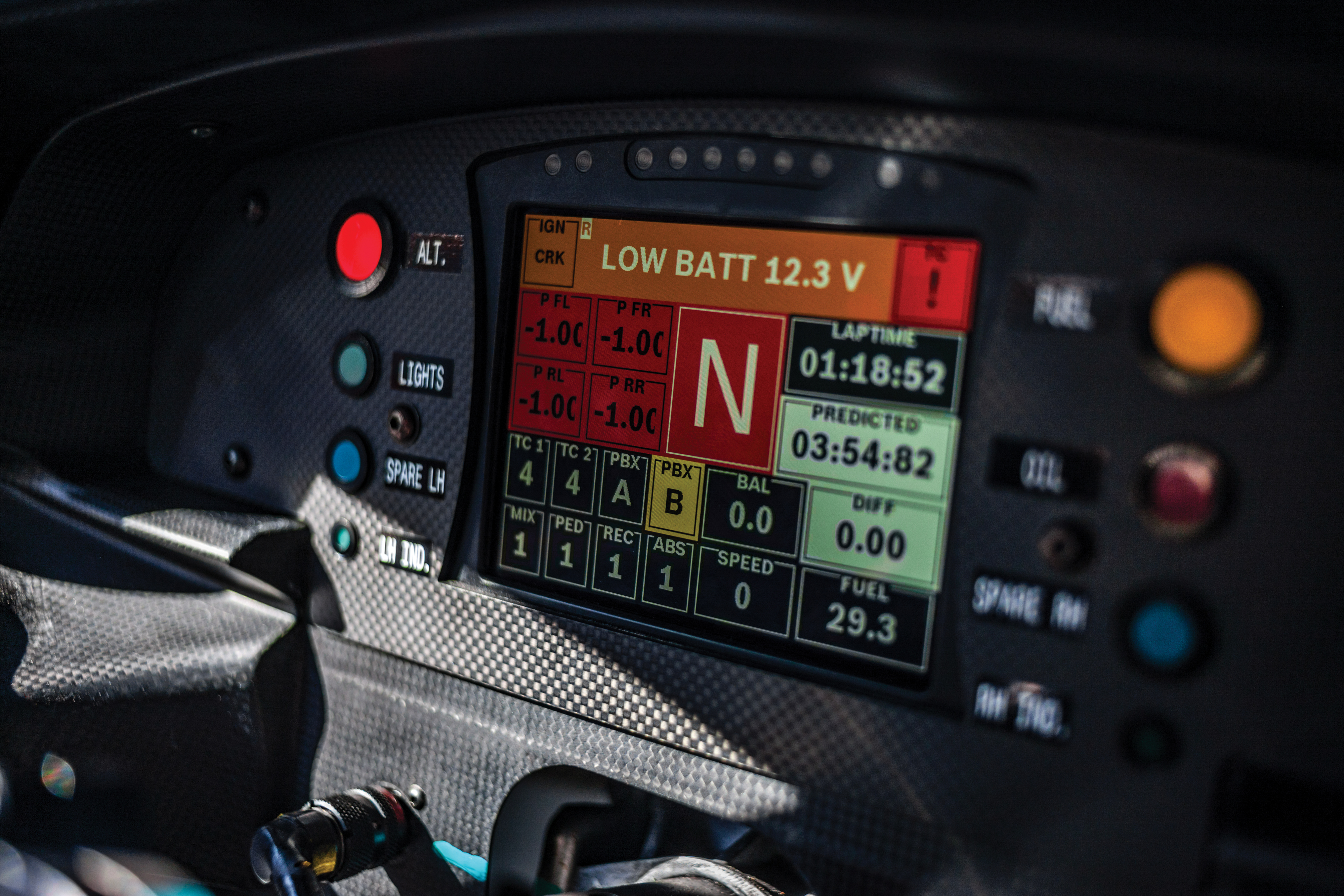 Ferrari 488 GT3 Dash