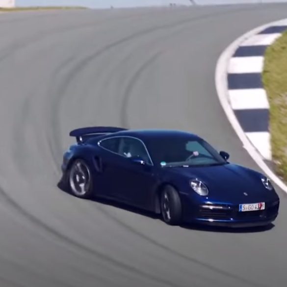 Tim Schrick drives the 2020 Type 992 911 Turbo S