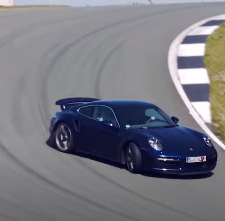 Tim Schrick drives the 2020 Type 992 911 Turbo S