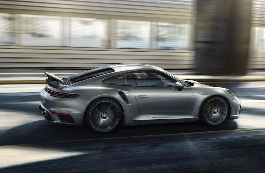 2021 Porsche 911 Turbo S active aero