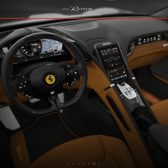 Ferrari Roma configuration tool