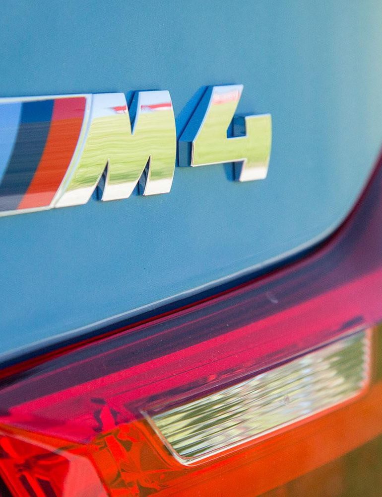 BMW M4 badge