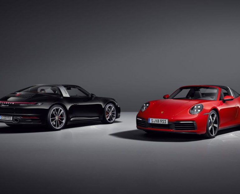 2020 Porsche 911 Targa 4 and 4S