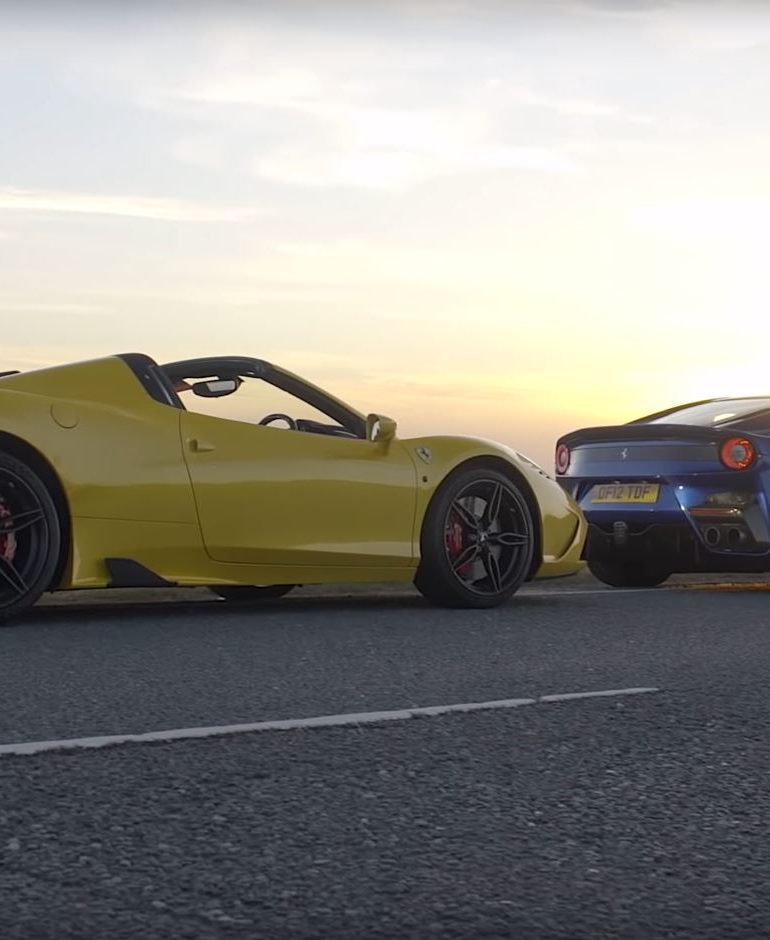 Ferrari 458 Speciale Aperta and F12 tdf