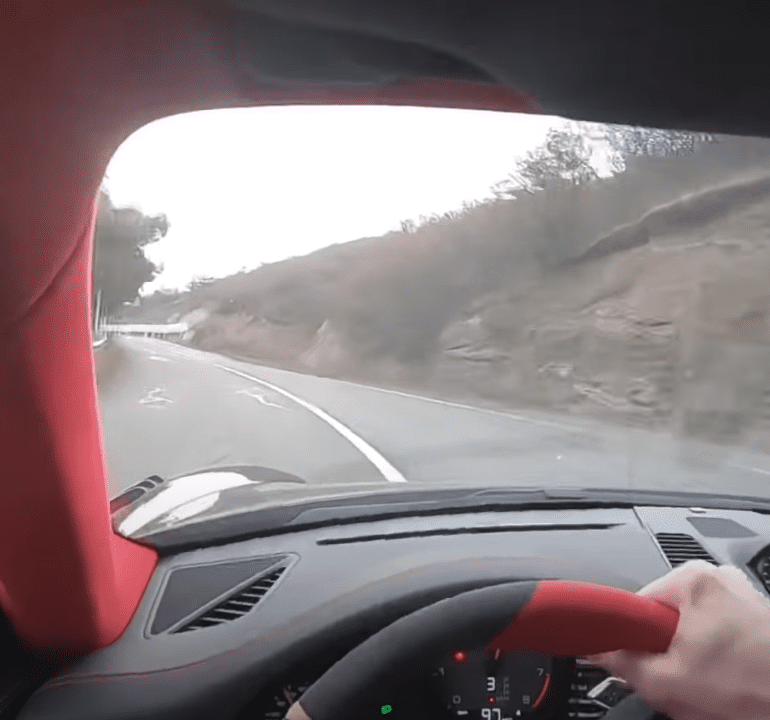 Tuned Porsche GT2RS In Epic Flat Out Mountain Drive