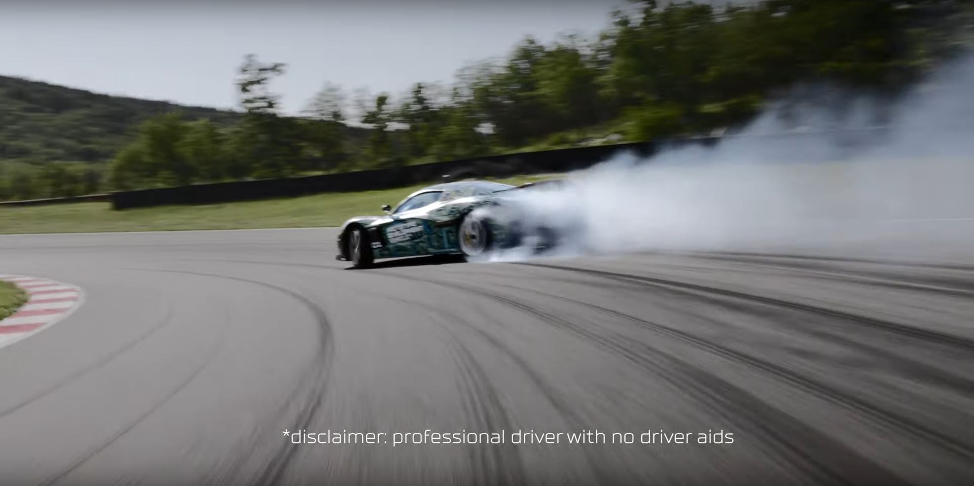 Rimac C_Two drifting