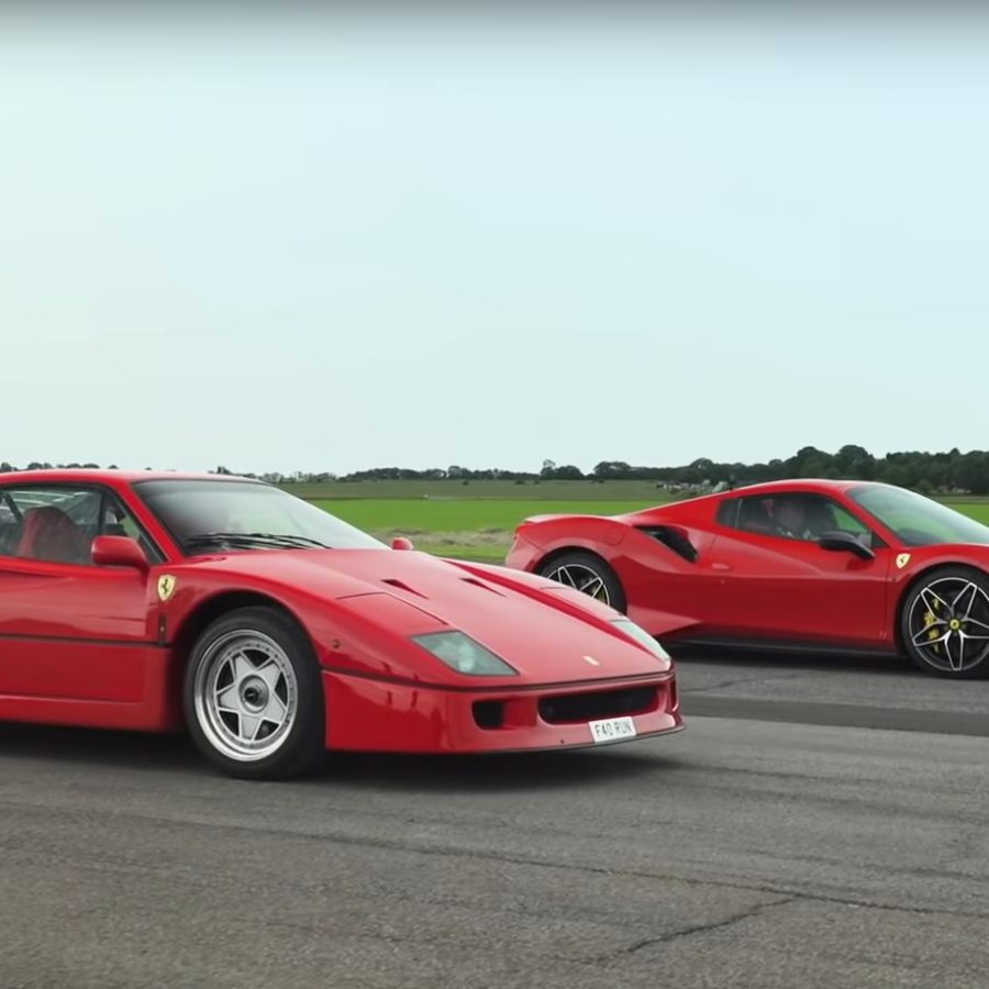 488 Pista Spider VS F40