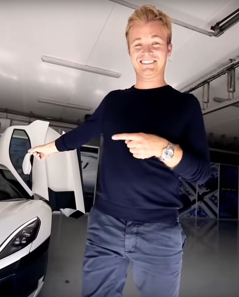 Nico Rosberg and the Rimac C_Two