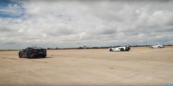 812 vs SVJ vs Turbo S drag race