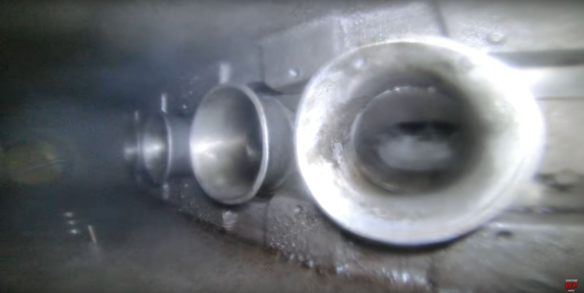 Inside a Supra intake manifold