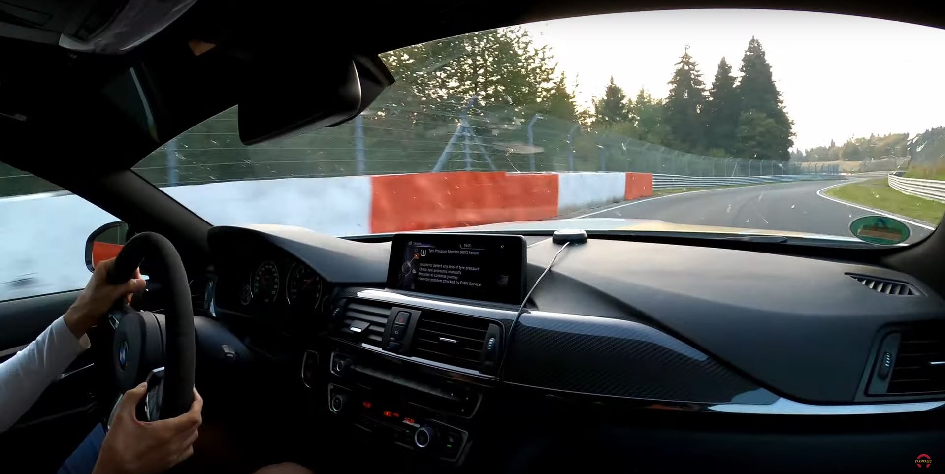 Robert Kubica driving an M4