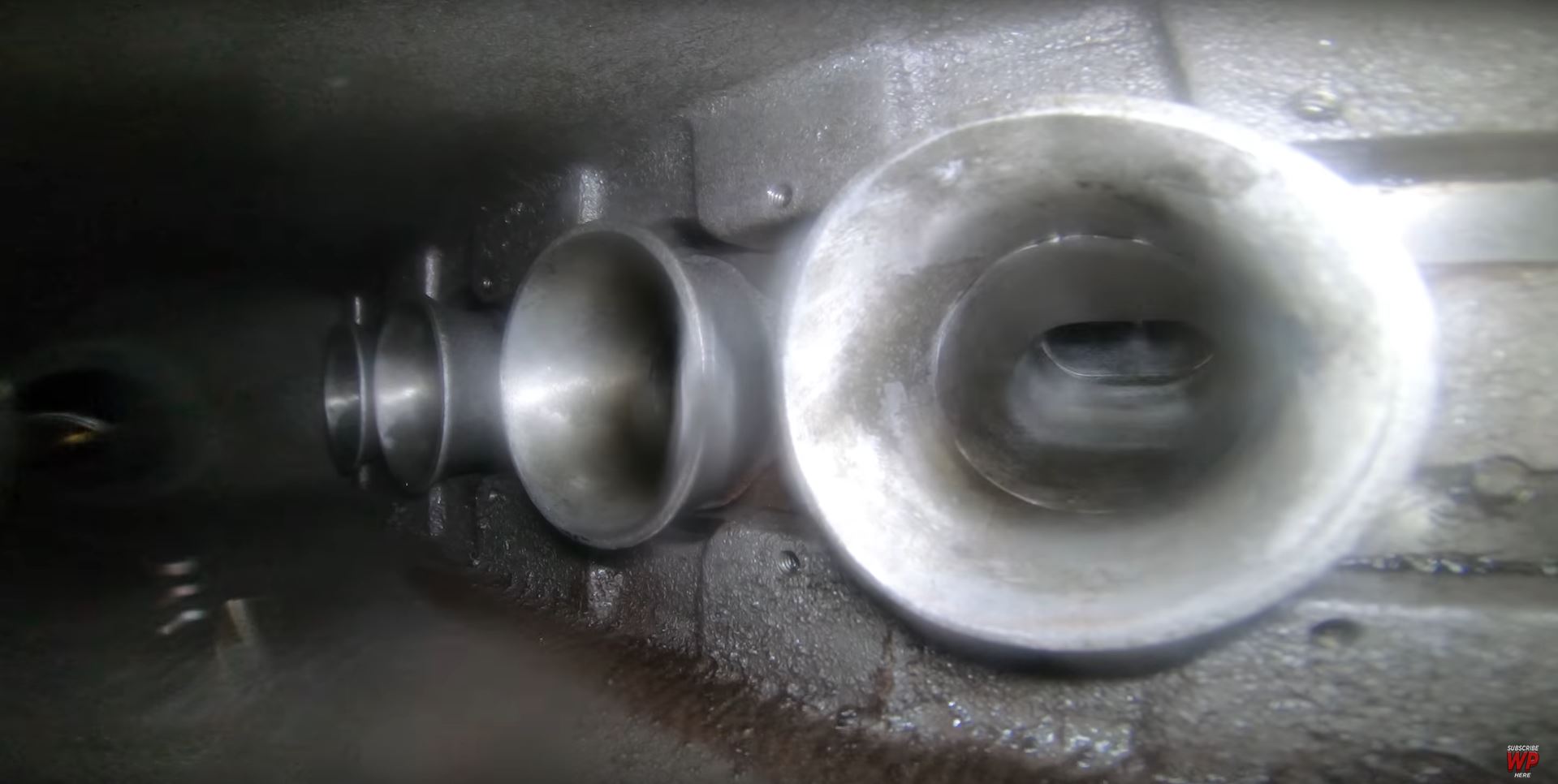 Inside a Supra intake manifold