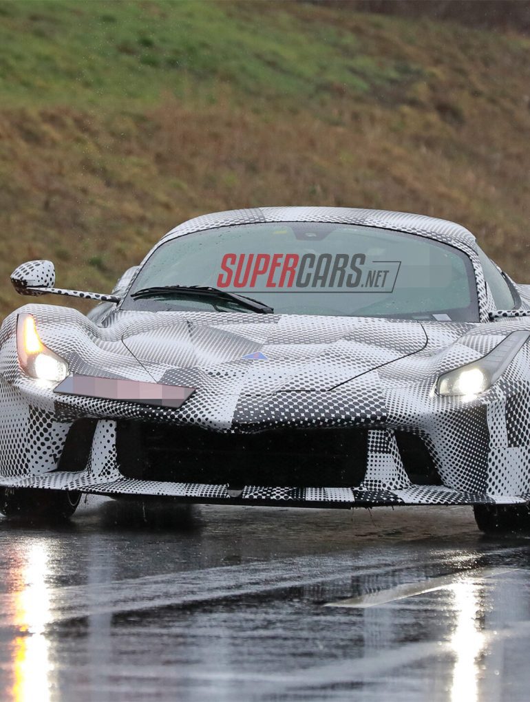 Ferrari Spy shot LaFerrari Test Mule