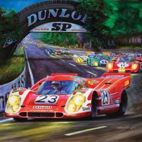 1970 Le Mans Race Artwork