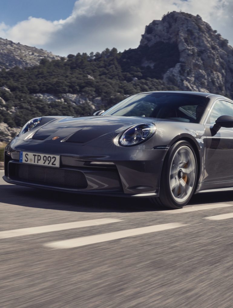 2021 Porsche 911 GT3 Touring Driving In The Mountains