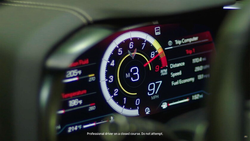 2023 Chevrolet Corvette Z06 Tachometer