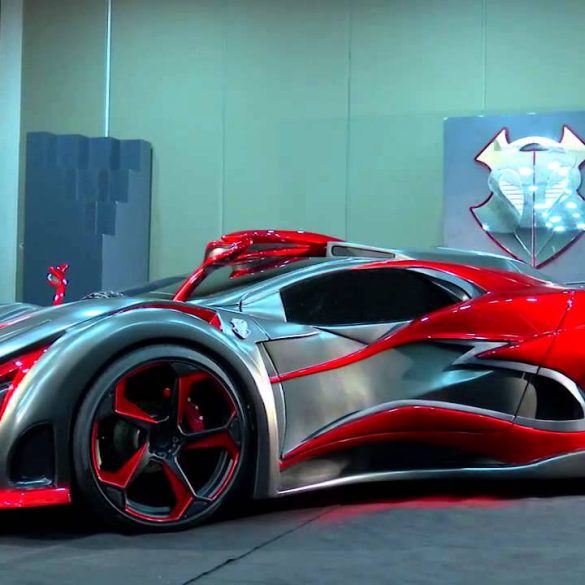 Inferno Exotic Car on showroom floor