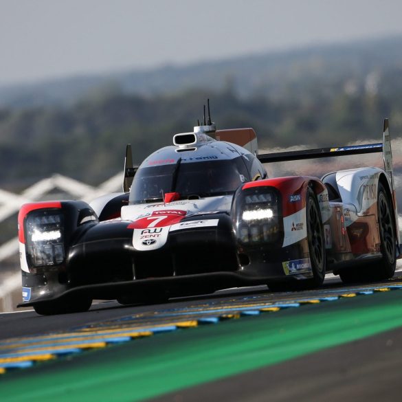 Toyota TS050 Hybrid on race track