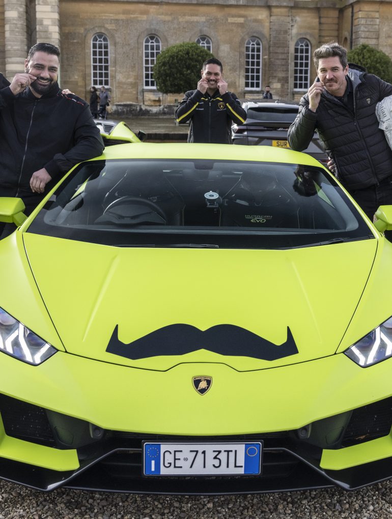 Lamborghini Movember bull run