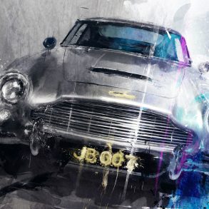 Aston Martin DB5 Artwork