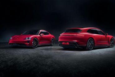 Porsche Taycan GTS Red