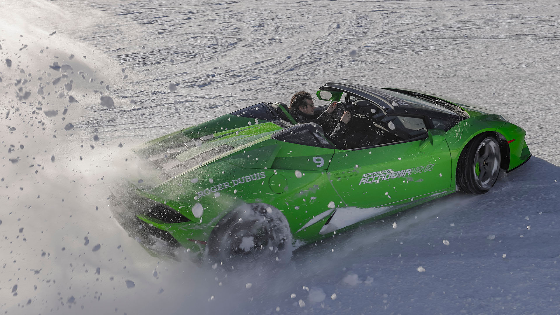 Lamborghini Winter Accademia: jouer dans la neige - Guide Auto
