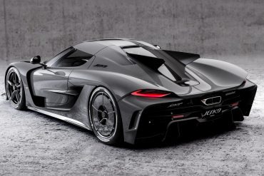 Koenigsegg Jesko Absolut with the 'Shark' fins