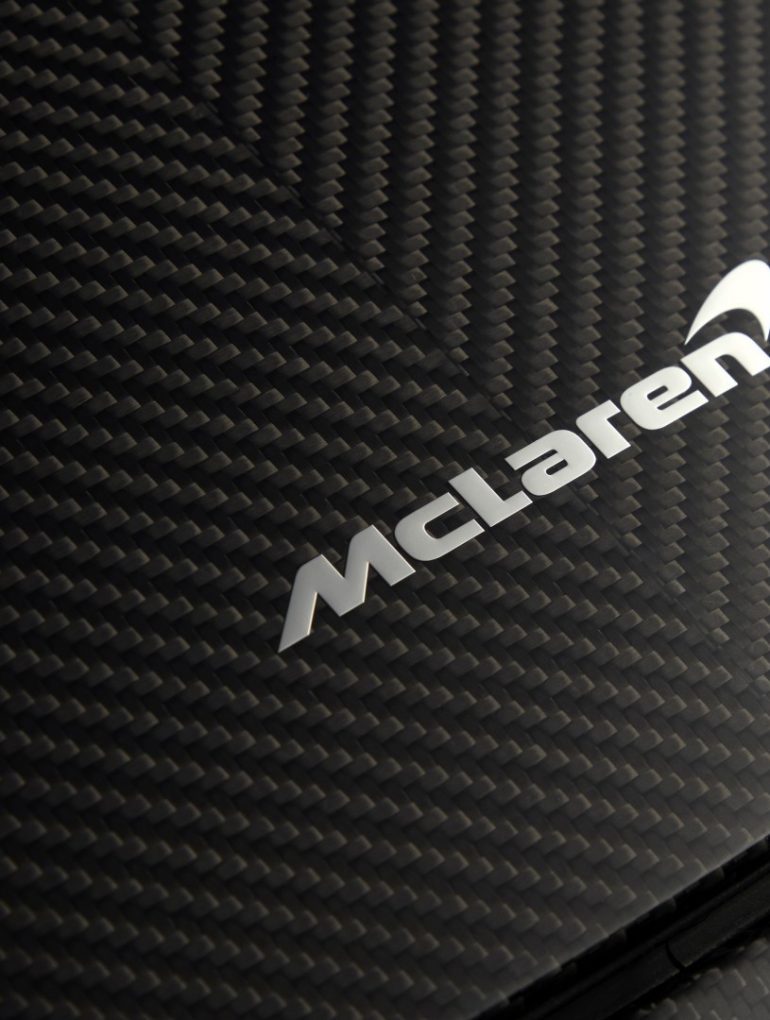 McLaren Logo from naked carbon 765LT