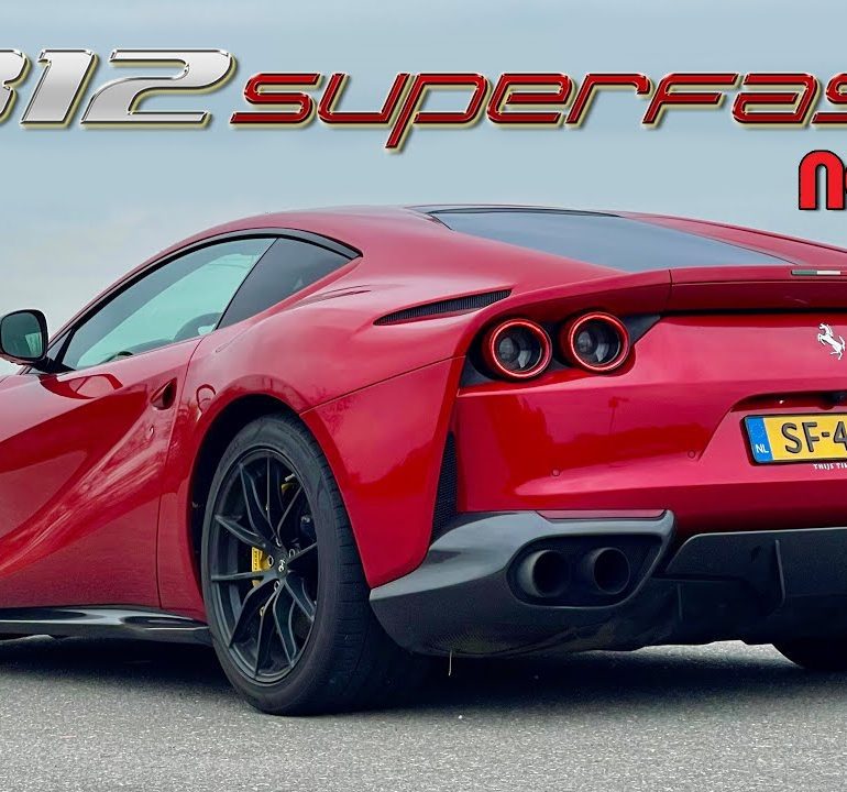 Ferrari 812 Superfast Hits 218 MPH On The German Highway